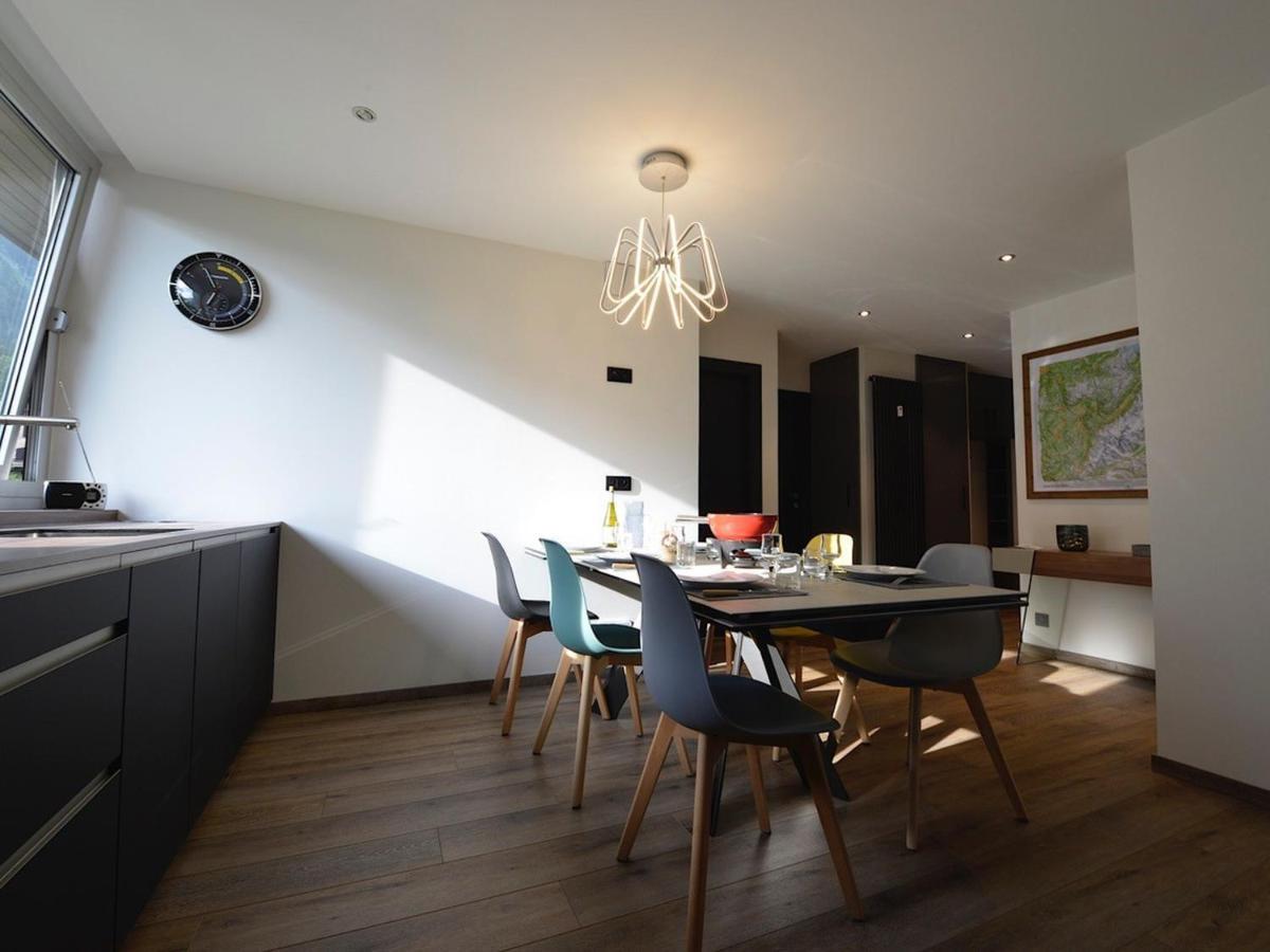 Apartamento T4 Renove Avec Vue Mont-Blanc, 4 Etoiles, Proche Centre, Parking - Fr-1-507-62 Chamonix Mont Blanc Exterior foto