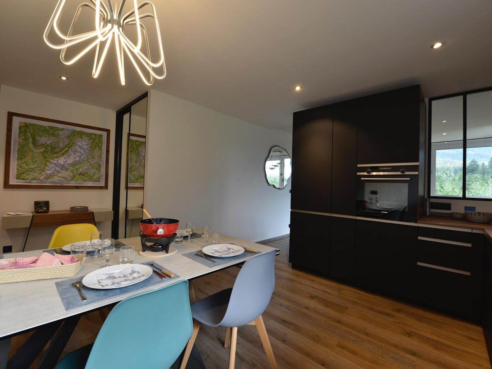Apartamento T4 Renove Avec Vue Mont-Blanc, 4 Etoiles, Proche Centre, Parking - Fr-1-507-62 Chamonix Mont Blanc Exterior foto